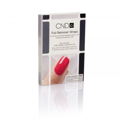 CND - Colour - Shellac - Foil Remover Wraps - 10 pack.