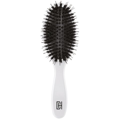 Double Hair Extensions - Hair Extension Brush - White