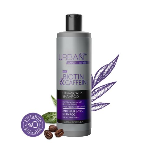 Urban Care - Expert Biotin & Caffeine Shampoo - 350 ml