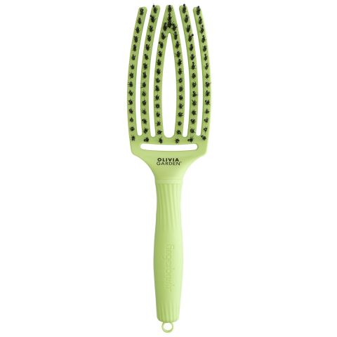 Olivia Garden - FingerBrush Boar&Nylon - Green Pistachio