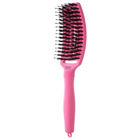 Olivia Garden - FingerBrush Boar&Nylon - Pink Granita