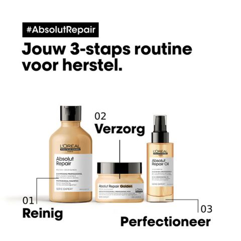 L'Oréal Professionnel- Serie Expert - Absolut Repair Golden Mask - Hair Mask for Damaged Thin Hair