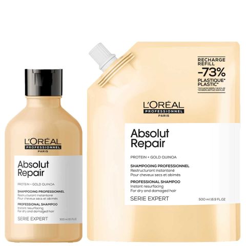 L'Oréal Professionnel - Absolut Repair Shampoo + Refill Shampoo - Set