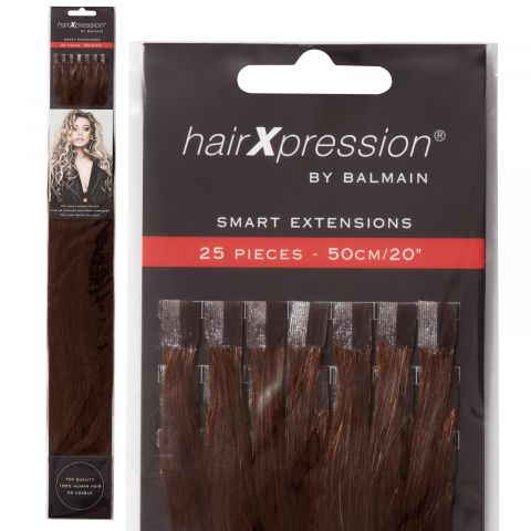 Balmain - HairXpression extensions - Darks - Straight 25 pieces 50 cm