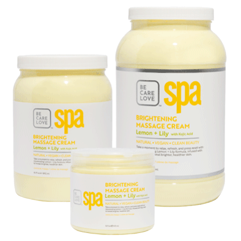 BCL SPA - Massage Cream Lemon+Lily - 473 ml