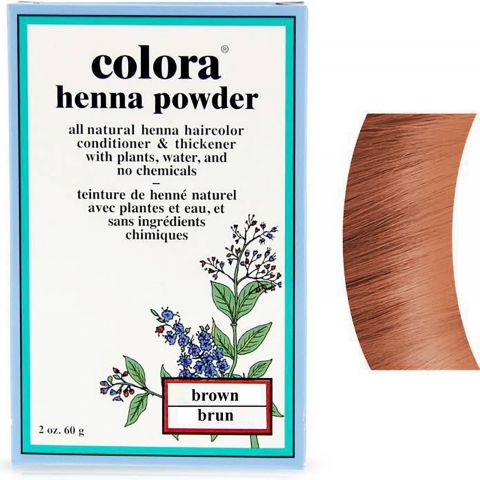 Colora Henna - Coloring powder - Brown - 60 gr