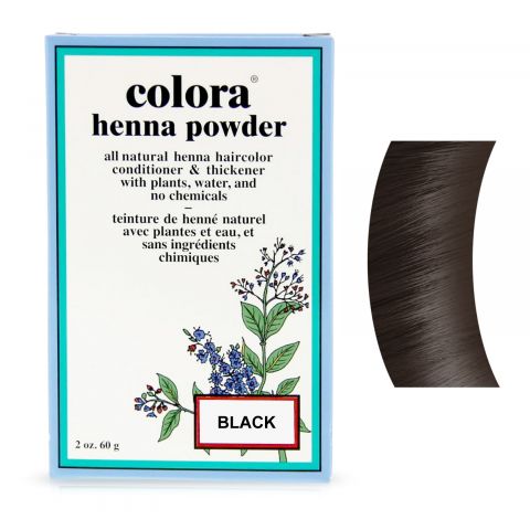 Colora Henna - Coloring powder - Black - 60 gr