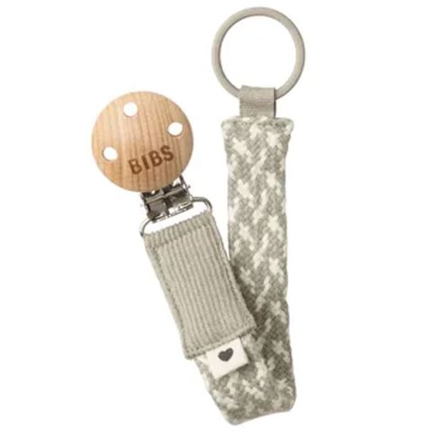 BIBS - Fopspeen Pacifier Clip Sand/Ivory - 1st