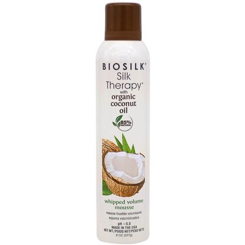 Biosilk - Silk Therapy Coconut Oil Volume Mousse - 237 gr.