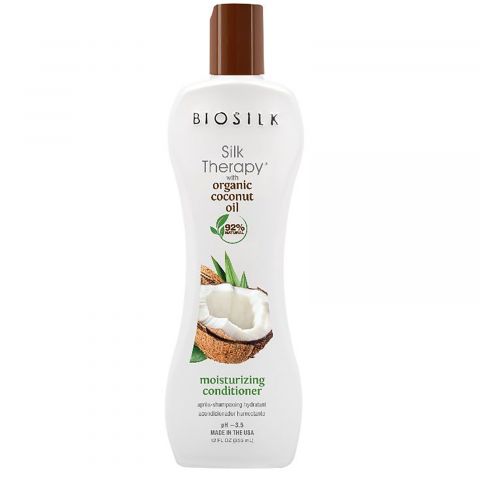 Biosilk - Silk Therapy - Coconut Oil - Moisture Conditioner - 355 ml