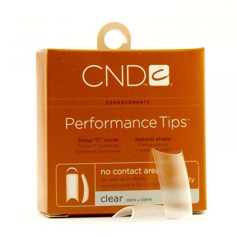 CND - Brisa Sculpting Gel - Performance Clear Tips - No. 10