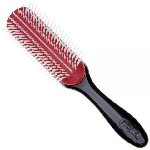 Denman - Medium 7 Row Styling Brush - Red - D3