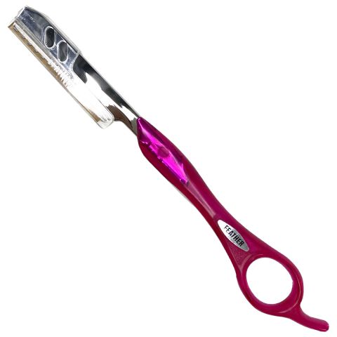 Feather - Styling Razor - Fuchsia Pink