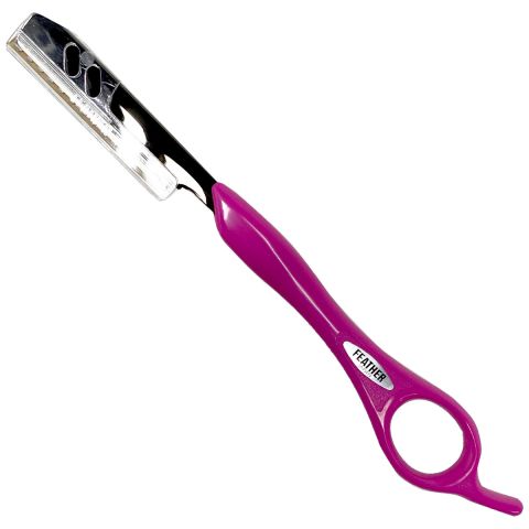 Feather - Styling Razor - Titanium Pink