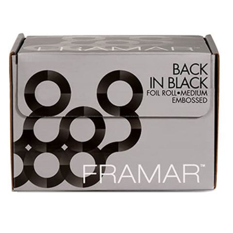 Framar - Back In Black Hair Dye Foil Embossed Medium - 98 m