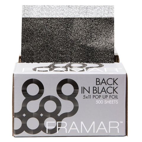 Framar - Back In Black Foil Pop-up 500 Sheets - 13x28 cm