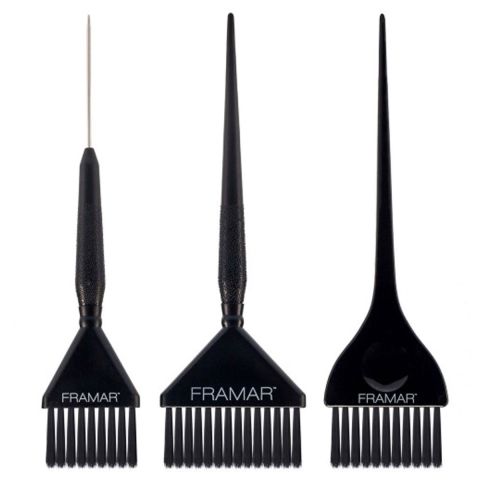 Framar - Family Pack Hair Dye Brushes - Black