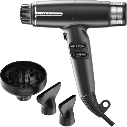 GA.MA - iQ Lite Max - Hair dryer - Black