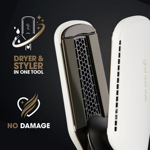 ghd - Duet Style 2-in-1 Hot air straightener White