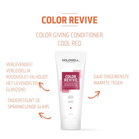 Goldwell - DS - Color Revive - Conditioner - Cool Red - 200 ml