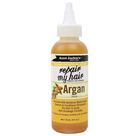 Aunt Jackie's - Repair My Hair - Growth Oil - Argan - 118 ml 