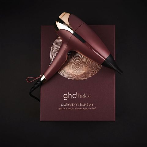 ghd - helios Hairdryer Plum / burgundy red