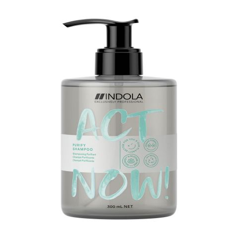 Indola - Act Now! - Purify Shampoo - 300 ml