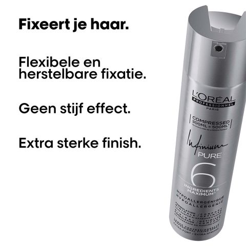 L'Oréal Professionnel - Infinium - Pure Extra Strong - Hairspray with Extra Strong Hold