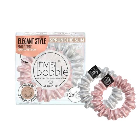 Invisibobble - Sprunchie - Slim Duo Bella Chrome