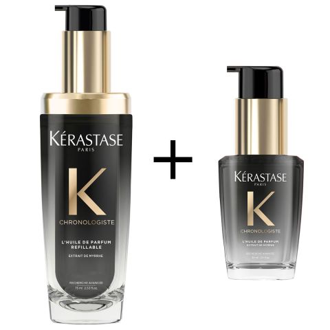 Kérastase - Chronologiste L'Huile de Parfum Refillable Hair Oil 75 ml + 30 ml -. Kit