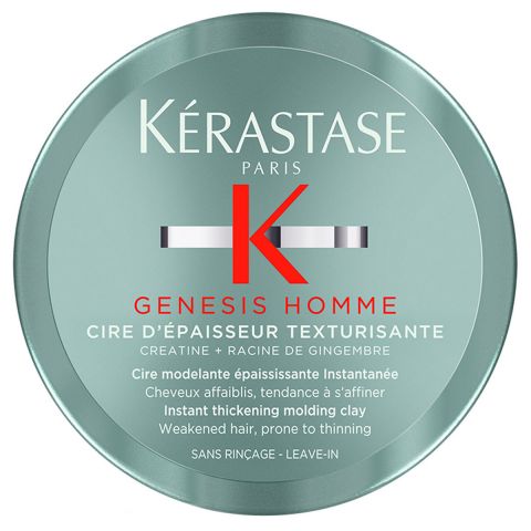 Kérastase - Genesis Homme - Cire d'Épaisseur Texturisante - Shaping clay for weakened hair -75ml