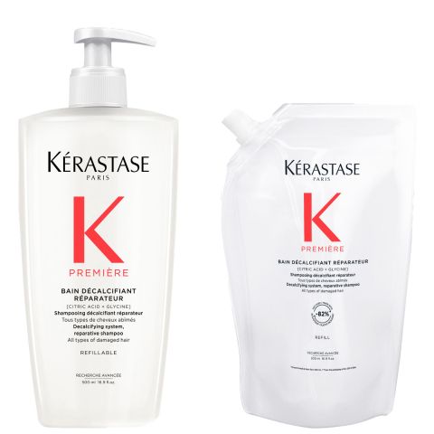 Kérastase - Première Bain Décalcifiant Shampoo + Refill Shampoo for damaged hair - Kit 