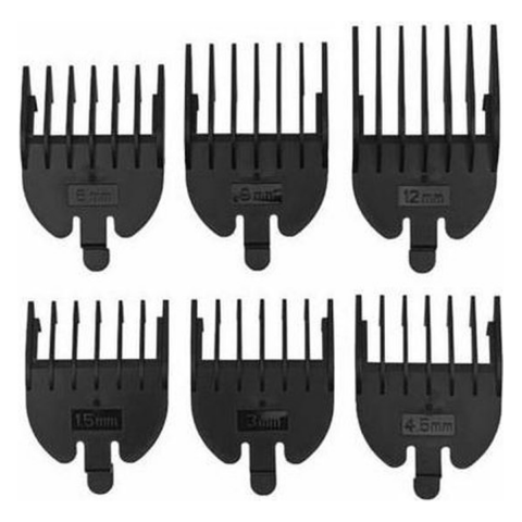 Kyone - Set of Mounting Combs for Vintage Barber Clipper - 1.5/3/4.5/6/10/13 mm