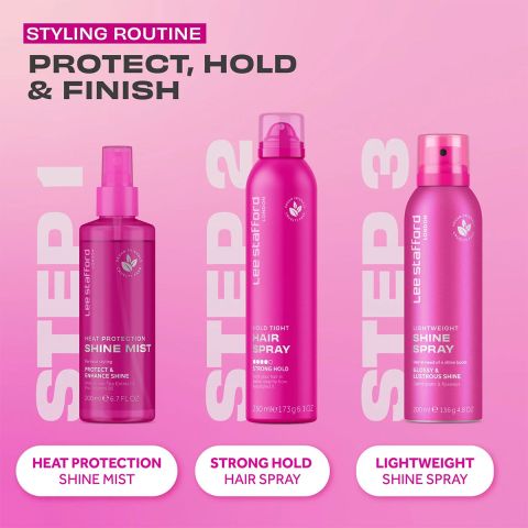 Lee Stafford - Original Heat Protection Shine Mist - Spray for Heat Protection - 200 ml