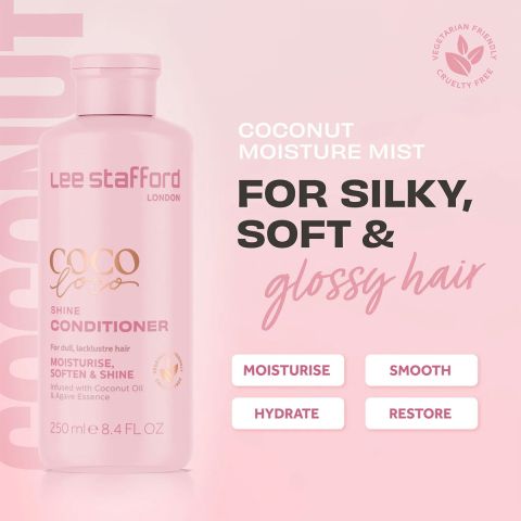 Lee Stafford - Coco Loco - Shine Conditioner Restores Dry and Damaged Hair - 250 ml