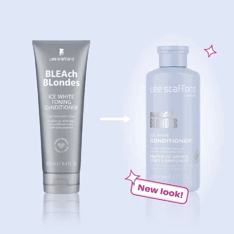 Lee Stafford - Bleach Blondes - Ice White - Conditioner for Platinum Blonde Hair - 250 ml