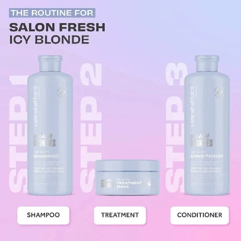 Lee Stafford - Bleach Blondes - Ice White - Shampoo for Platinum Blonde Hair - 250 ml