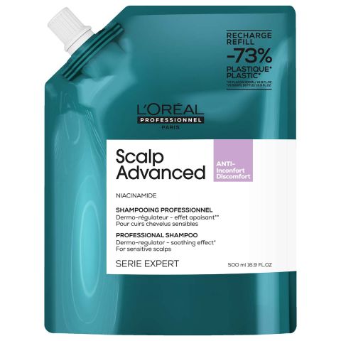 L'Oréal Professionnel - Scalp Advanced Anti-Discomfort Shampoo Refill for sensitive scalp - 500 ml 