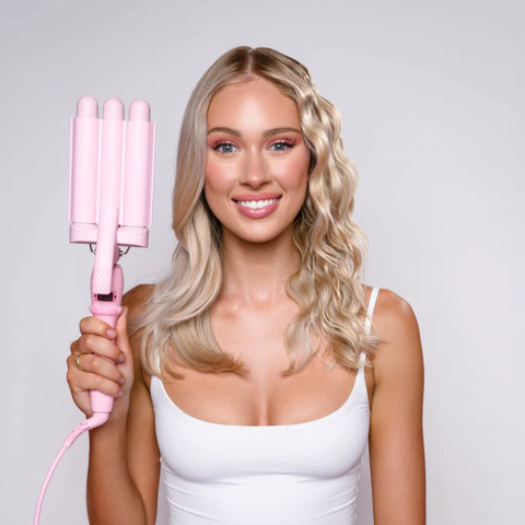 Mermade Hair - Mini Waver Curling Iron - Pink 25 mm