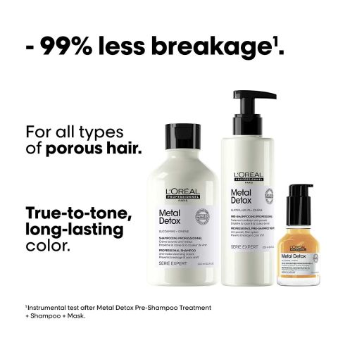 L'Oréal Professionnel - Metal Detox Pre-Shampoo + Shampoo + Oil Kit