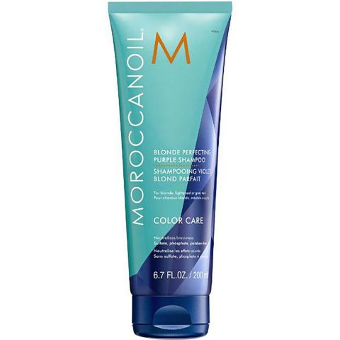 Moroccanoil - Blonde Perfecting Purple Shampoo - Silver shampoo for blonde or gray hair