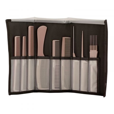 Jaguar - A-Line - Combs Set Incl. Case - 9-Piece - Pink