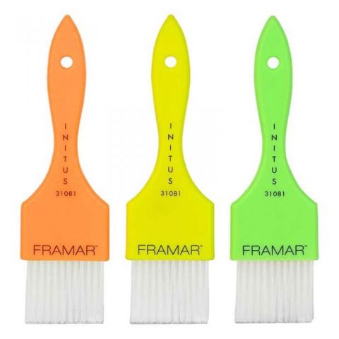 Framar - Power Painter Hair Color Brushes - Neon