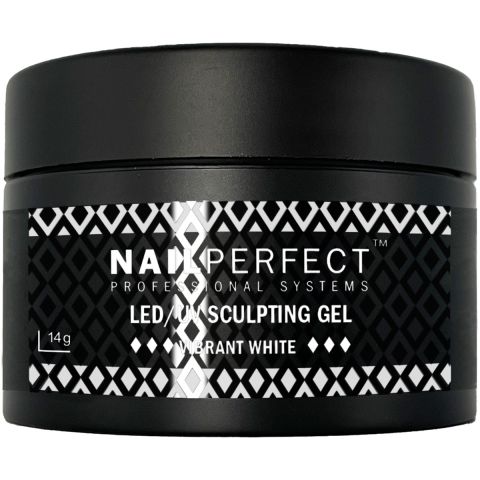 Nail Perfect - LED/UV - Sculpting Gel - Vibrant White - 14 gr.