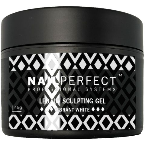 Nail Perfect - LED/UV - Sculpting Gel - Vibrant White - 45 gr.