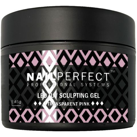 Nail Perfect - LED/UV - Sculpting Gel - Transparent Pink - 45 gr.