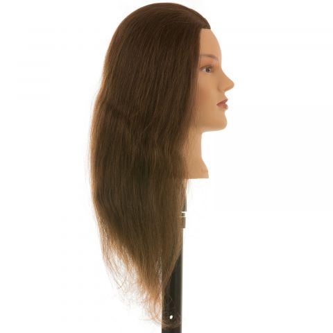 Heads-Up - Barber's Head Hellen - Brown Hair - 50 cm