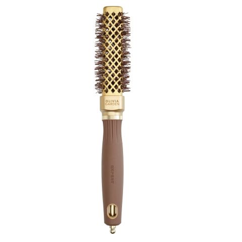 Olivia Garden - Blowout Straight Wavy - Gold & Brown - Hairbrush - 20 mm