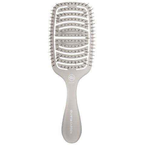 Olivia Garden - Care Flex - Medium Hair - Hairbrush - Ice Grey