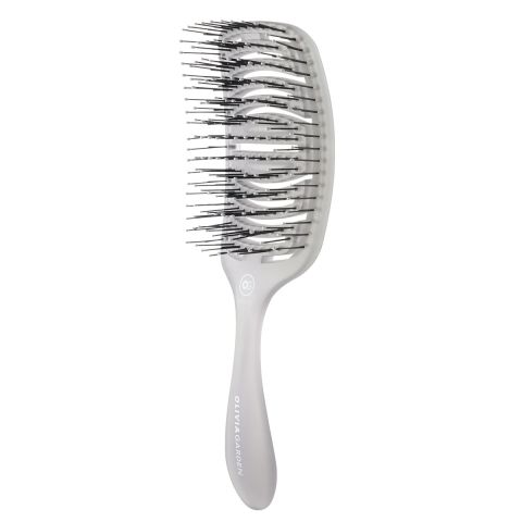 Olivia Garden - Care Flex - Medium Hair - Hairbrush - Ice Grey